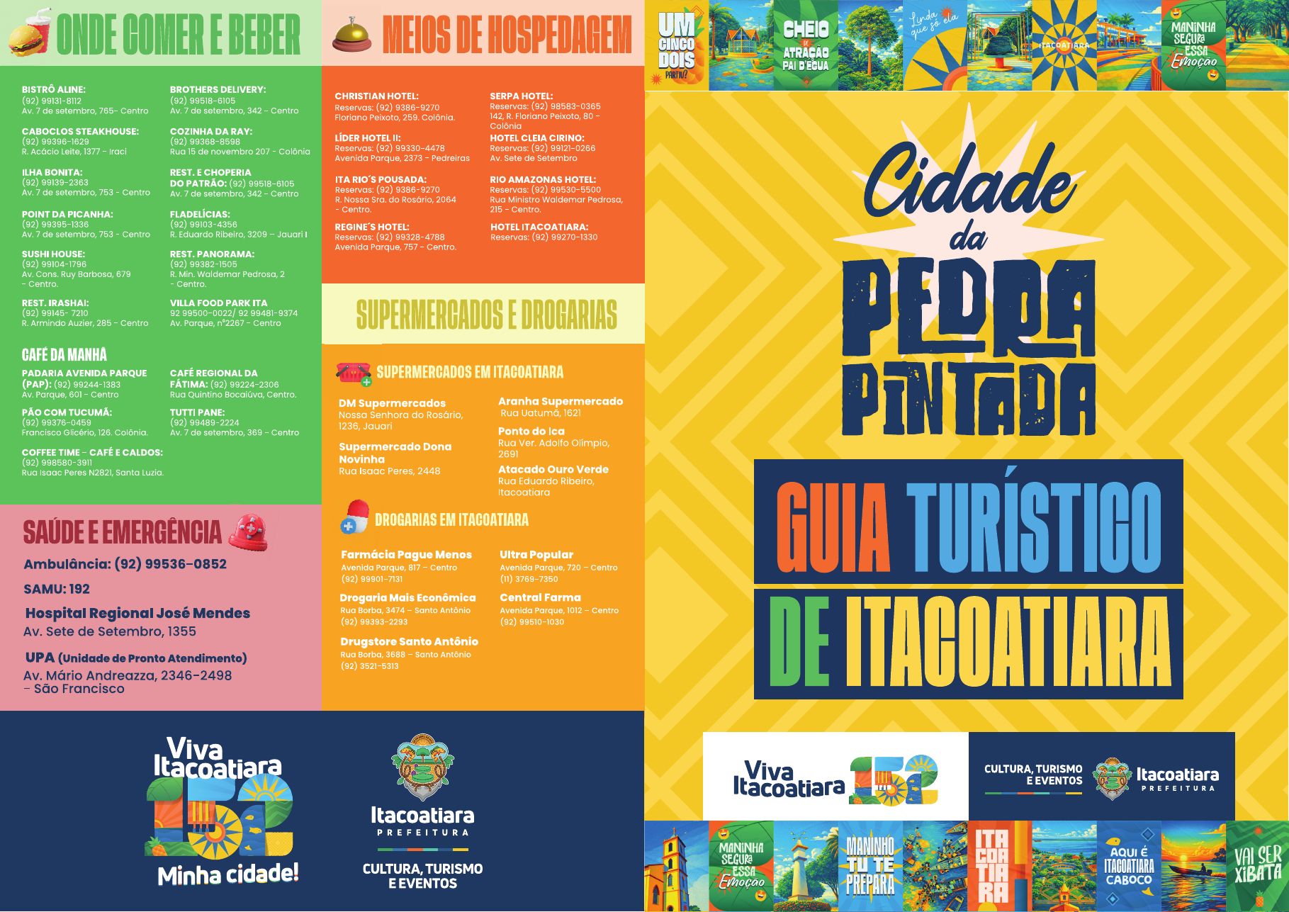 Capa do Guia Turístico de Itacoatiara