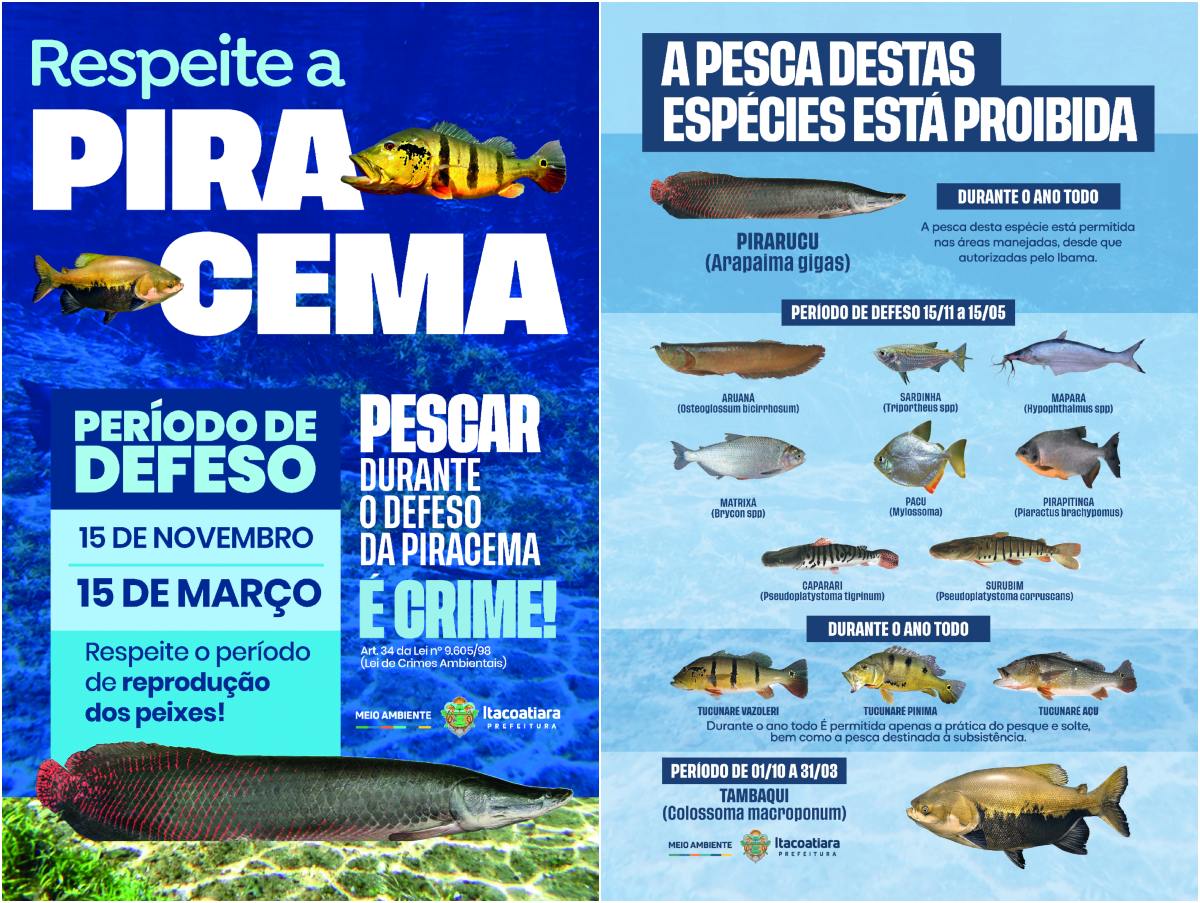 Arte: Divulgação/Prefeitura de Itacoatiara