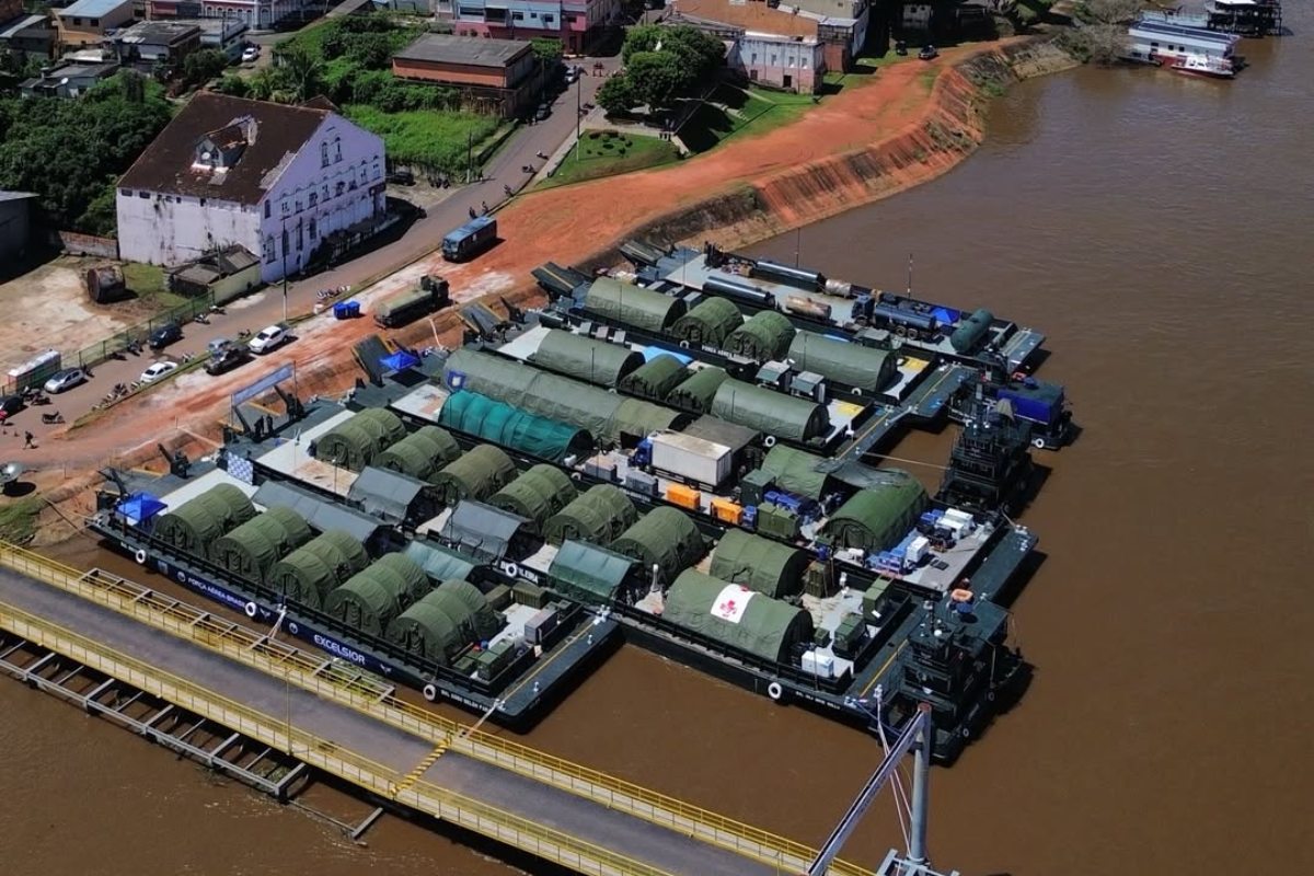 Imagens: Drone/Gustavo Leite/Prefeitura de Itacoatiara/Divulgação