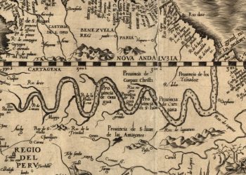 MAPA ANO 1562 RIO AMAZONAS